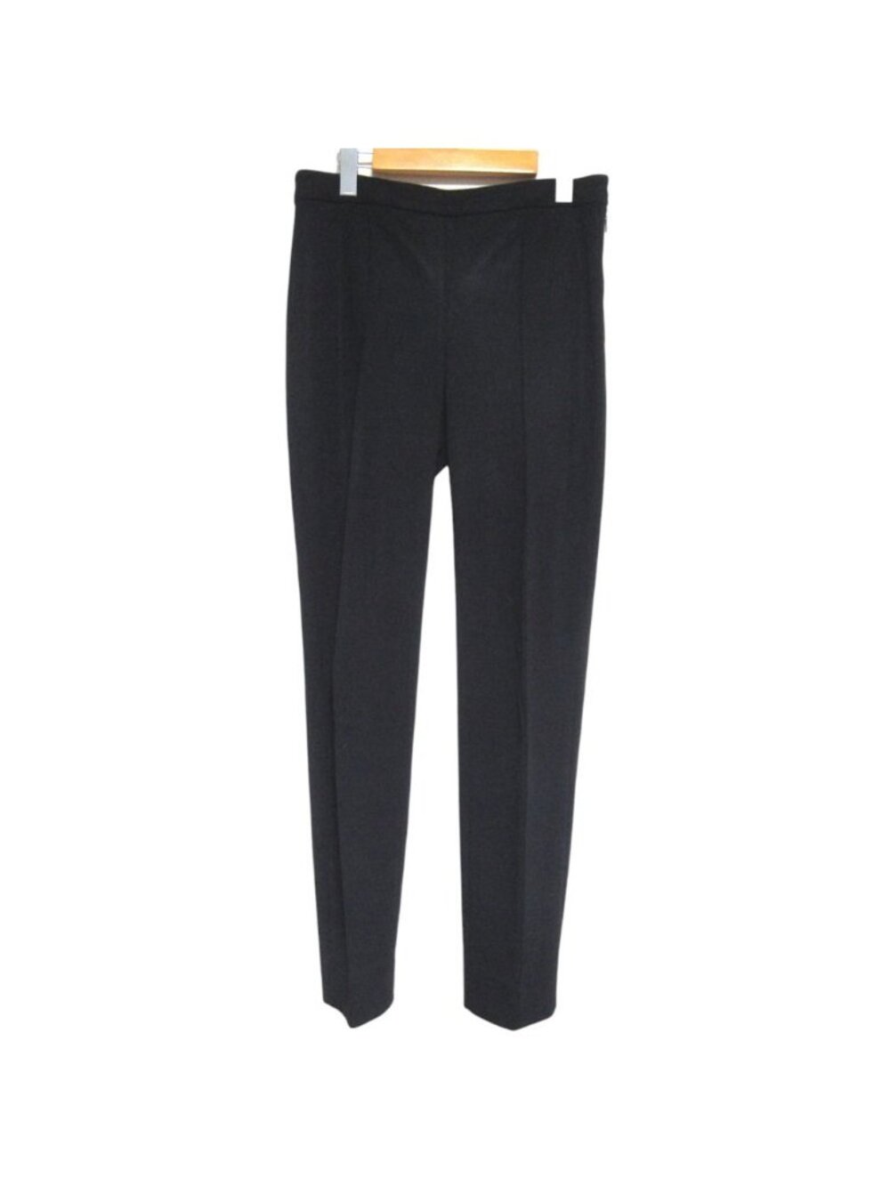 Loro Piana Stretch Wool Trousers Pants 42 Black